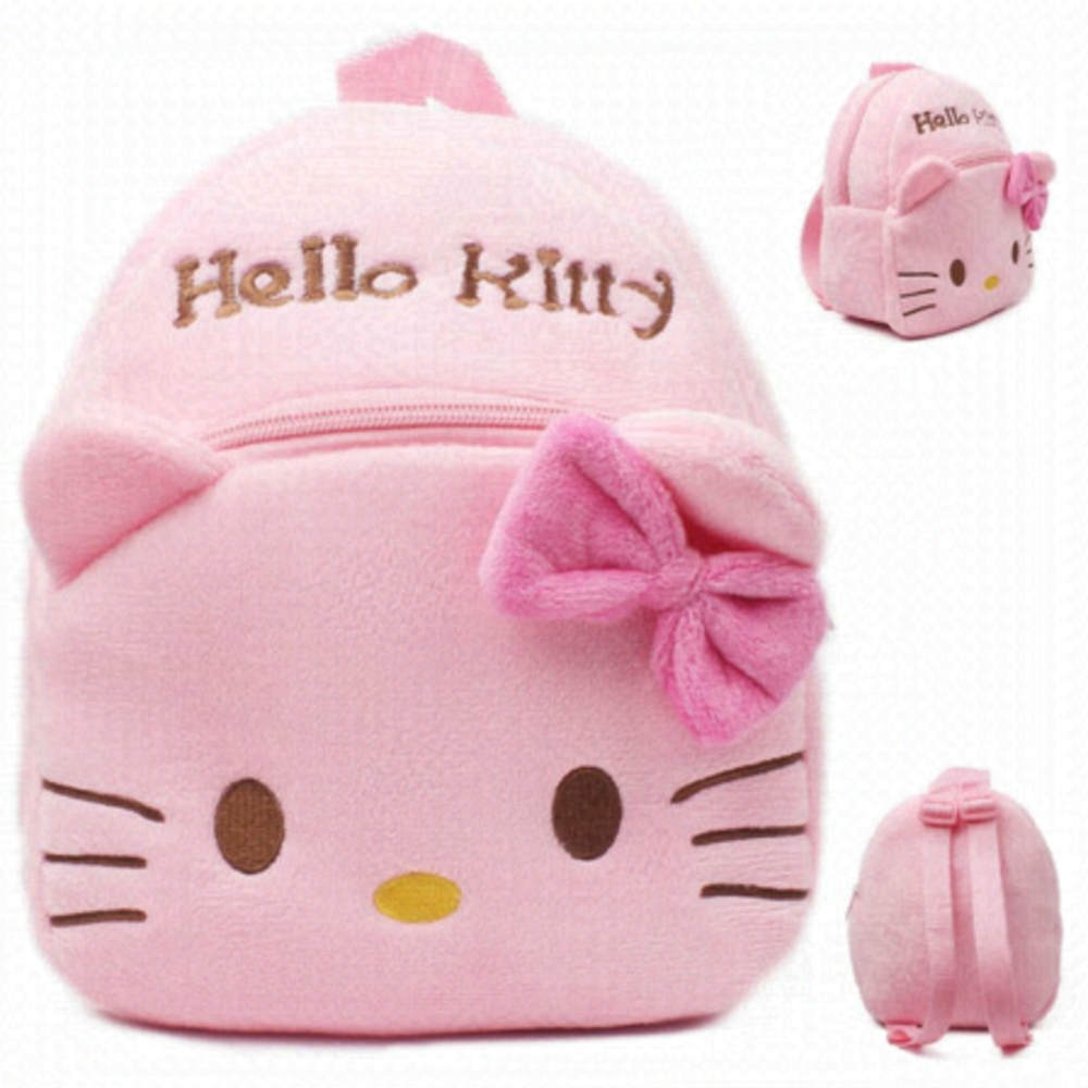 Hello Kitty Pink Plush Mini Backpack for kids / toddlers NWOT